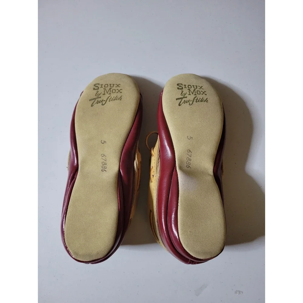 Kids Moccasin‎ Slipper Youth Size 5 Sioux Mox